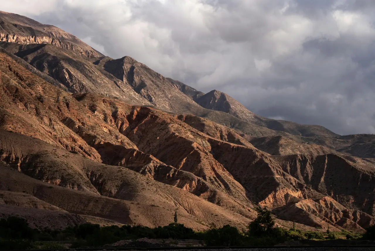Slope of the Andes Mountains